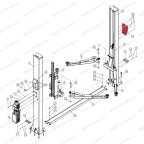  Крышка стопора ведомой колонны T4H, V2-4LH, V2-5.5, V2-5.5L мни (0)