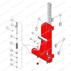  Корпус каретки T4H RAL1018 мни (0)