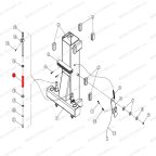  Пружина стопора лапы T4, T4Е, T4H, T4B, V2-4L, V2-4LH, V2-4LB, V2-5.5, V2-5.5L мни (0)