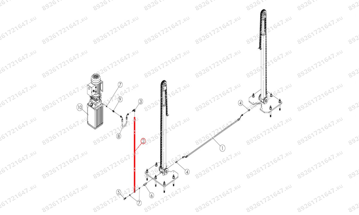  Гидрошланг 1280 T4Е (0)
