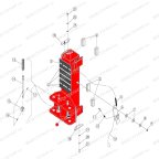  Корпус каретки T4Е RAL1018 мни (0)