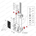  Скользящий блок каретки V2-5.5, V2-5.5L мни (0)