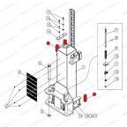  Скользящий блок каретки V2-5.5, V2-5.5L мни (5)