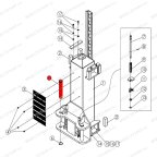  Ось крепления лапы V2-5.5, V2-5.5L мни (5)