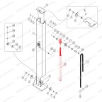  Гидроцилиндр ведомый V2-5.5, V2-5.5L мни (0)