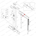  Ролик цепи V2-5.5, V2-5.5L мни (5)