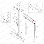  Палец ролика цепи V2-5.5, V2-5.5L мни (0)