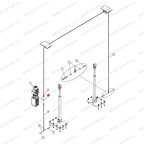  Фитинг тройной для соединения гидроцилиндра и двух гидрошлангов V2-4LB, V2-5.5L мни (4)