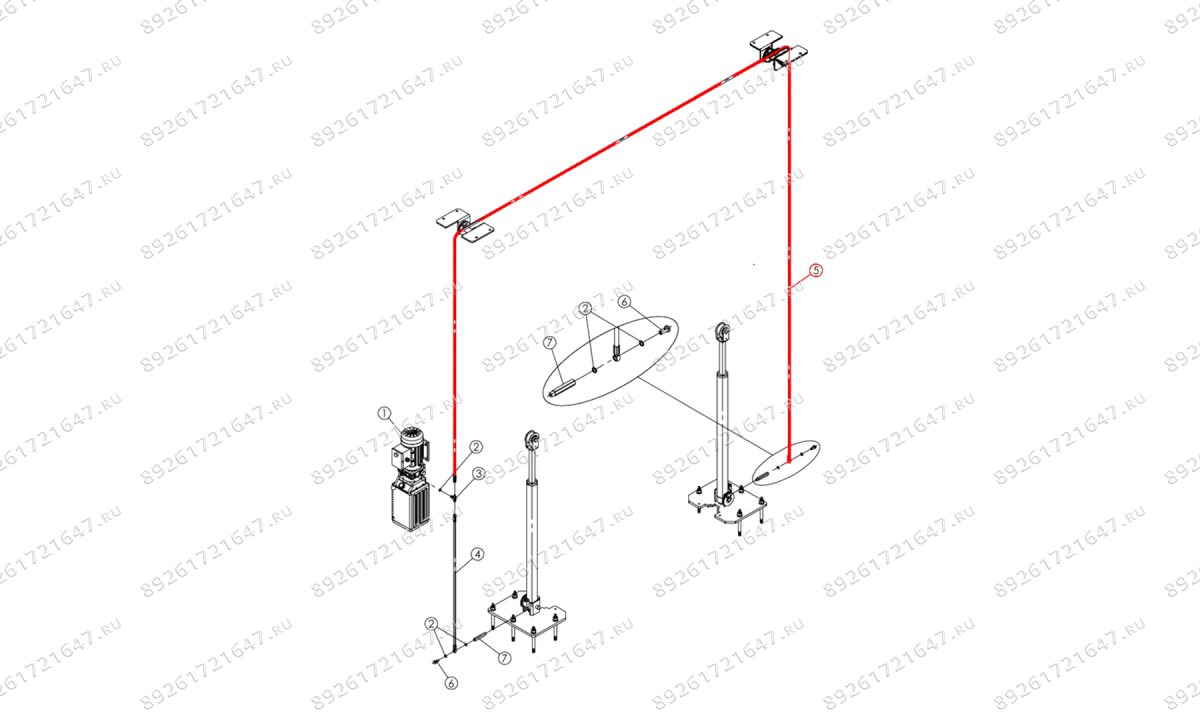  Гидрошланг 8910 V2-4L (0)