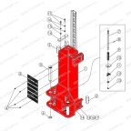  Корпус каретки V2-5.5L RAL1018 мни (0)