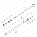  Уплотнительное кольцо поршня гидроцилиндра T4Е мни (0)