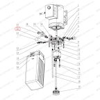  Уплотнительное кольцо регулировочного клапана T4, T4H, T4B, V2-4L, V2-4LH, V2-4LB, V2-5.5, V2-5.5L мни (3)