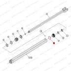  Кольцо крышки гидроцилиндра V2-5.5, V2-5.5L мни (0)