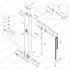  Втулка ролика троса синхронизации V2-5.5, V2-5.5L мни (4)