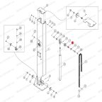  Вставка в ролик цепи V2-5.5, V2-5.5L мни (2)