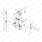  Стопор лапы в сборе старого образца T4, T4H, T4B, V2-4L, V2-4LH, V2-4LB, V2-5.5, V2-5.5L мни (0)