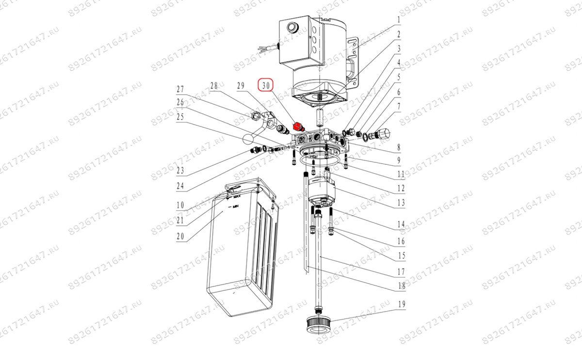  Обратный клапан T4, T4H, T4B, V2-4L, V2-4LH, V2-4LB (1)