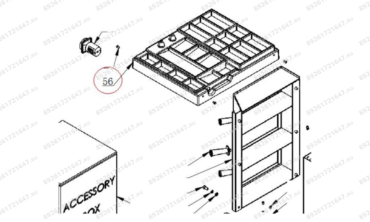  DST448B/56 Панель пластиковая балансировки (0)