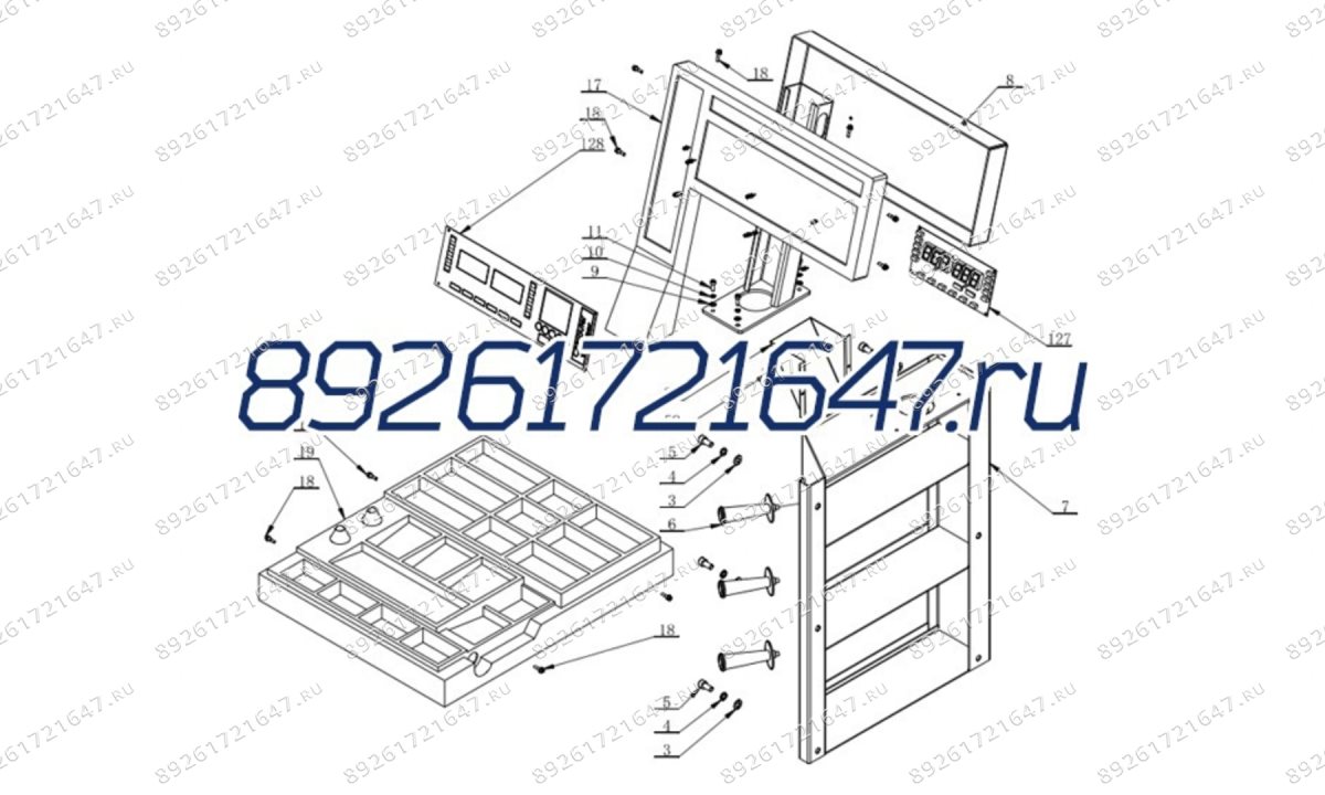  Крышка передняя для CB 1448 (0)