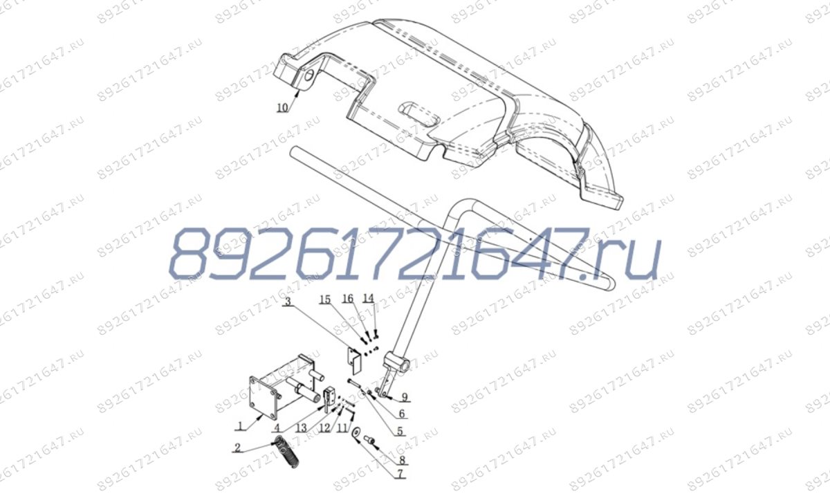 Пружина защитнои? крышки (0)