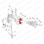  Пластиковый диск измерительного узла VT-61, VT-61 NEW, VT-62, VT-62 NEW, VT-63, VT-63 NEW мни (0)
