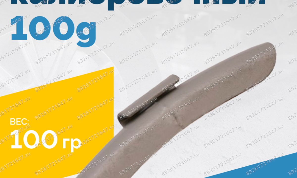  Груз калибровочный 100g VT-61, VT-62, VT-62 NEW, VT-63, VT-63 NEW, VT-64 (1)