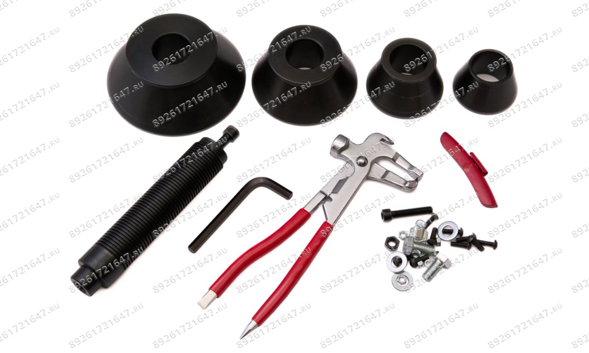  Комплект стандартных аксессуаров VT-61 OLD (4 конуса, груз 100г, клещи, б/с гайка, вал 36мм) (0)