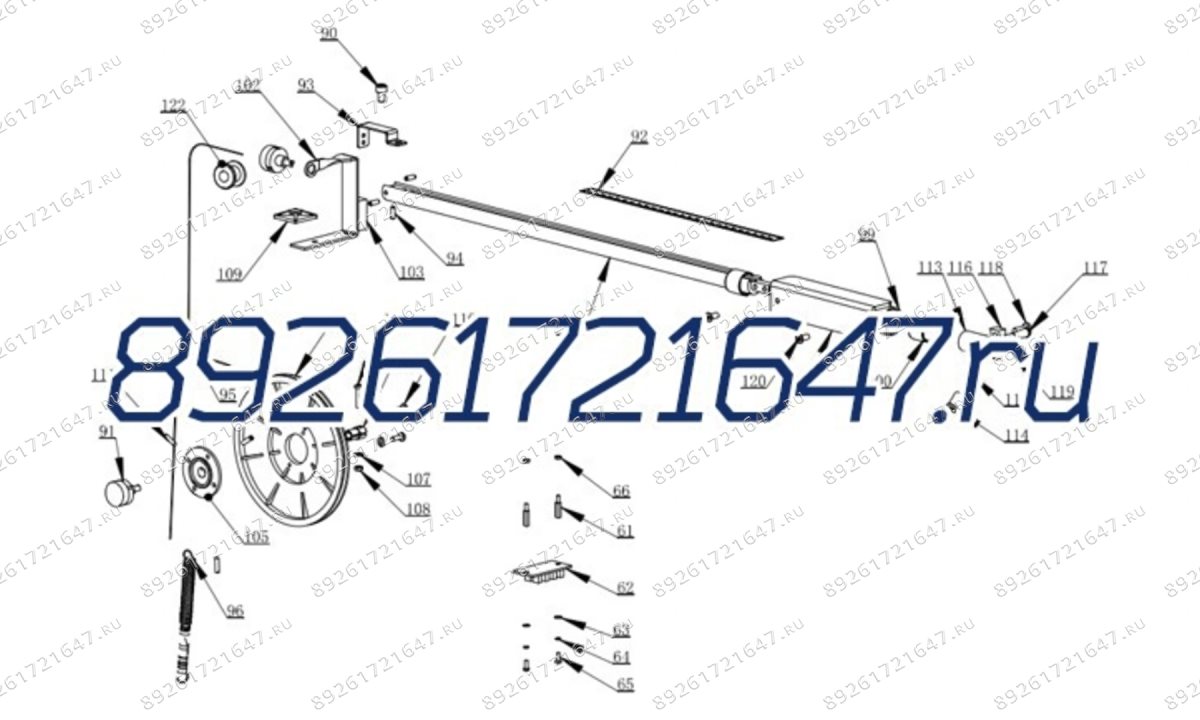  Рычаг измерителя ширины для СВ 1980 (0)