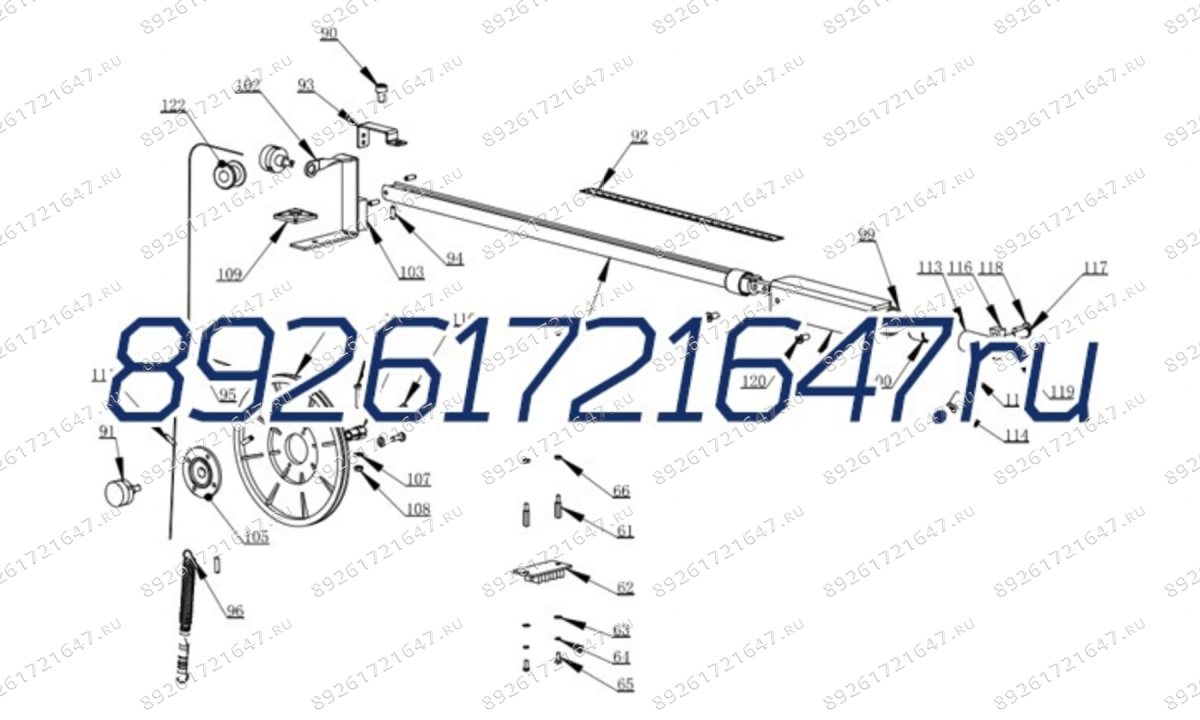  Рычаг измерителя ширины в сборе для СВ 1980 (0)
