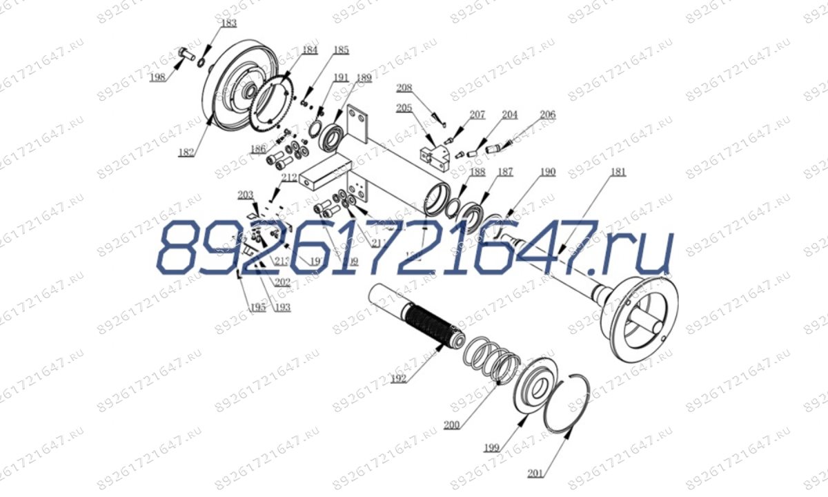  Вал балансировочный в сборе для СВ 1980 (0)