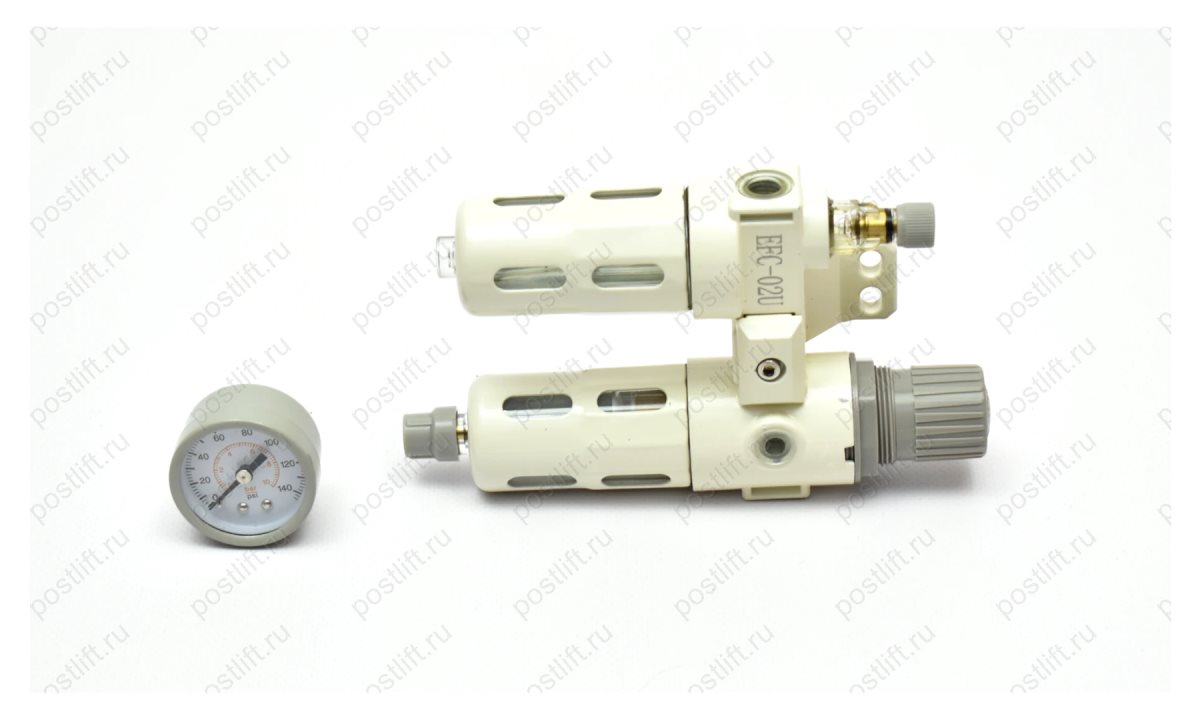  Фильтр влагоотделитель с лубрикатором для ШМС (металлический корпус) БЕЗ ФИТИГОВ (0)