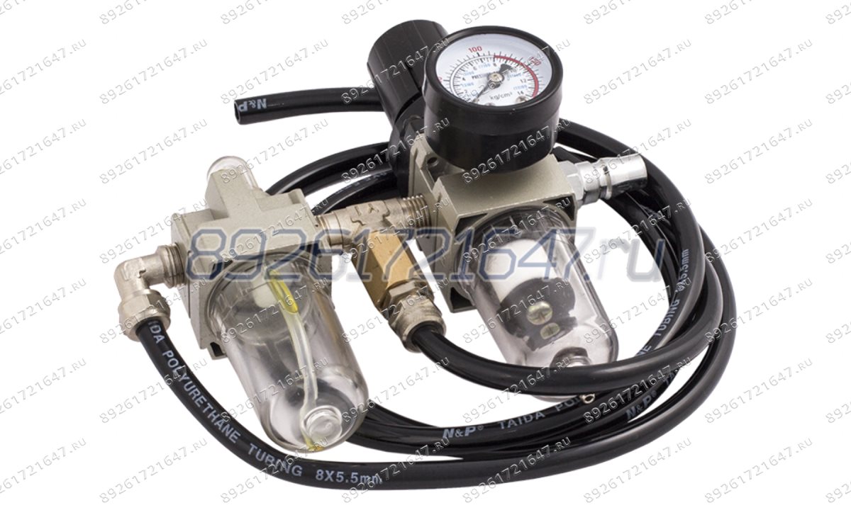  Воздушный влагоотделитель с лубрикатором в сборе на станок 1850 и 1885IT (0)