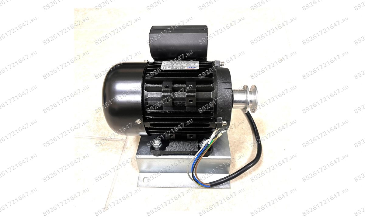  Электродвигатель для ШМС  1-скоростной 1400 об/мин, 220-240В, 1,1 kW, 50 HZ (0)
