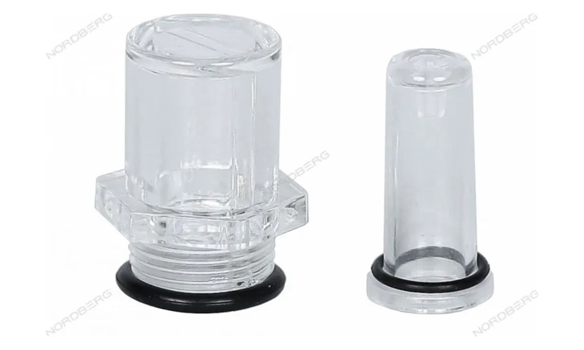  NORDBERG ЗАПЧАСТЬ КОЛПАЧОК прозрачный (14 мм) для NP8414,NP8412 NP8414/NP8412#O-TANK14 (0)