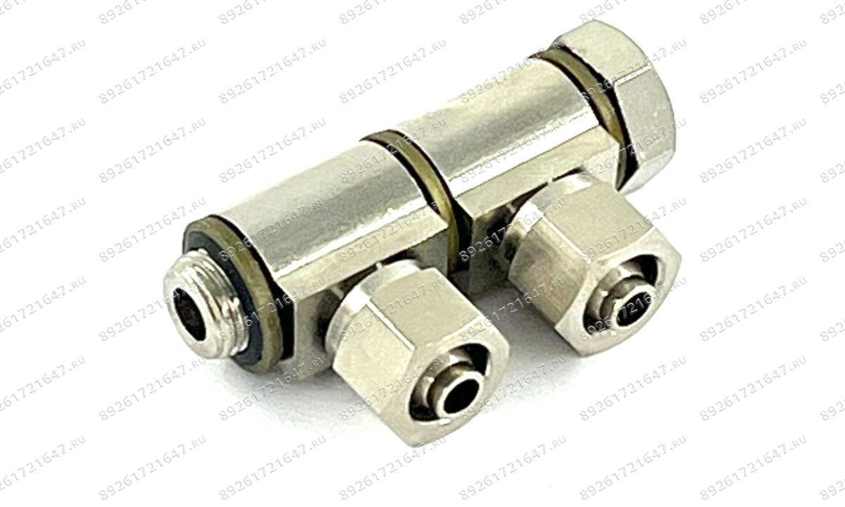  Фитинг поворотный на подстольный цилиндр ШМС  8мм, 1/8 (металл) (0)