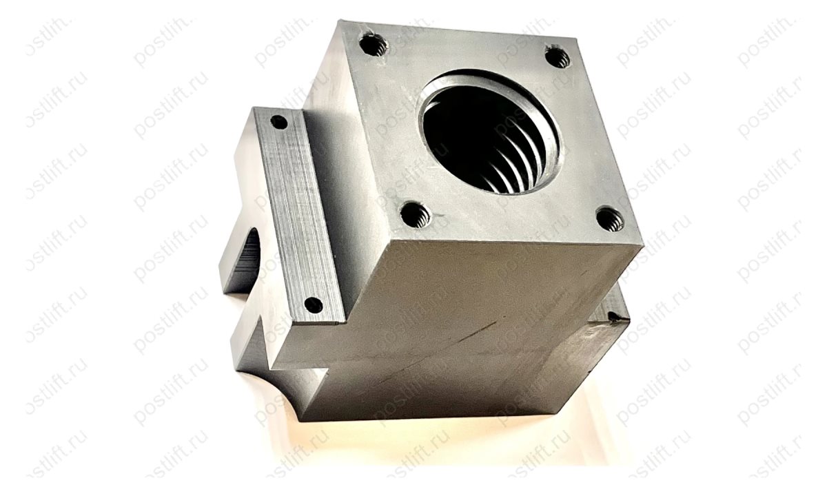  Гайка страхующая для подъёмника OMCN Rolandini Tr 45х6 капролон С/О (1)