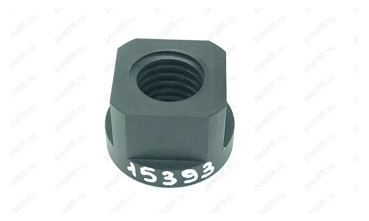  Гайка страхующая для подъёмника П157 Tr 42х6 квадрат 60х60 капролон (0)