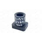  Гайка рабочая для подъёмника П157 Tr 42х6 H=78, D=58 квадрат 80х62 капролон мни (0)