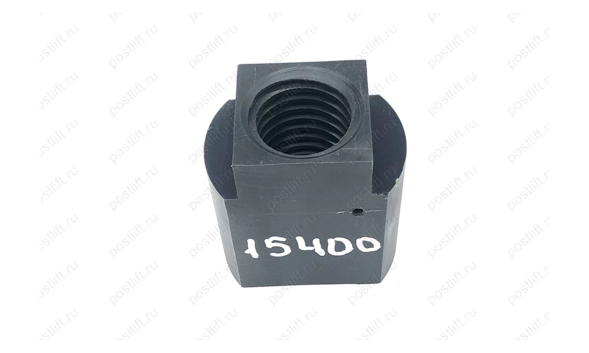  Гайка страхующая для подъёмника SDO-2.5 Tr 42х6 капролон, квадрат 50х50 (0)