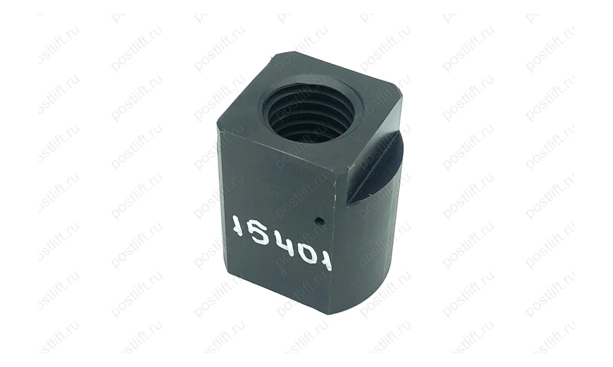  Гайка страхующая для подъёмника SDO-2.5 Польша Tr 42х6 капролон, квадрат 60х60 (1)