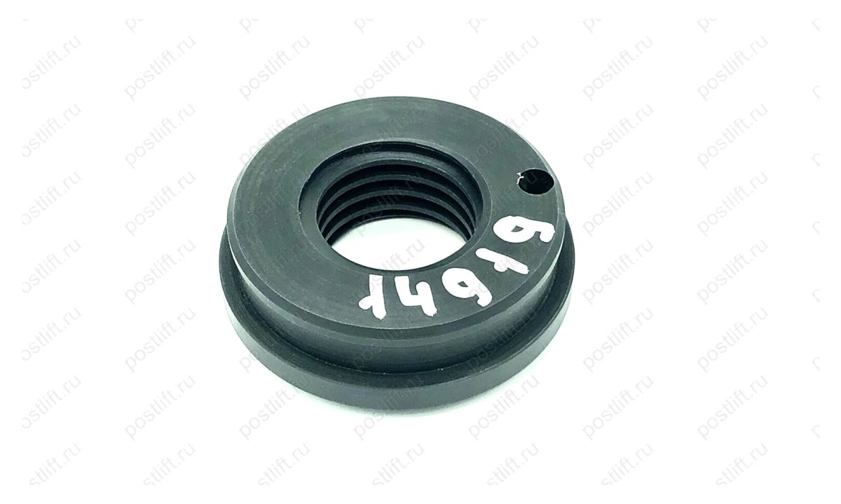  Кольцо резьбовое гайки подъёмника MAHA ECON III 3.0 до ноября 2005г капролон (1)