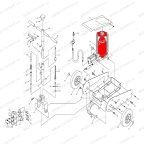  Гидроцилиндр в сборе (Pump assy) HJ1902 мни (4)