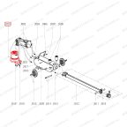  Гидроцилиндр в сборе (Oil Cylinder Assy) S50-3J мни (4)