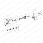  Крепежная гайка малого шарика клапана слива масла S50-3J мни (0)