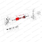  Внутренняя часть пневмонасоса в сборе (Oil pump assy) S50-3J мни (2)