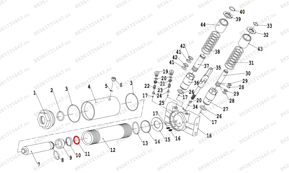  Кольцо резиновое V3.5 (Rubber ring d32.8 x 4.6mm) (1)