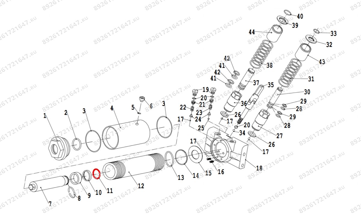  Кольцо резиновое V3.5 (Rubber ring d32.8 x 4.6mm) (1)