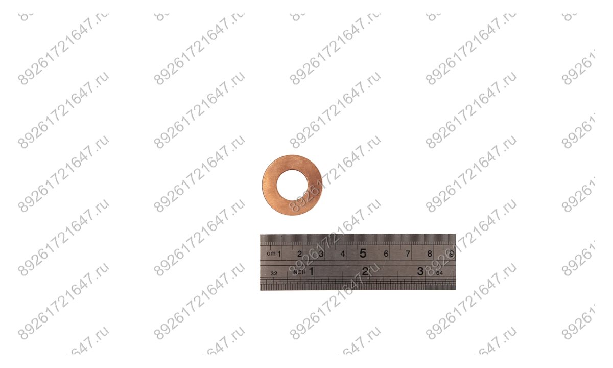  Шайба медная для плунжера V3, VL3P (Washer copper plunger d28mm x 14mm x 0.7mm) (0)