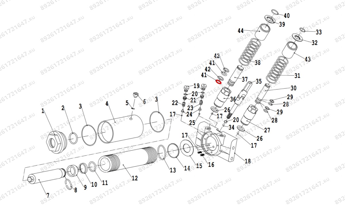  Кольцо резиновое плунжера V3.5 (Rubber plunger ring d20mm) (1)