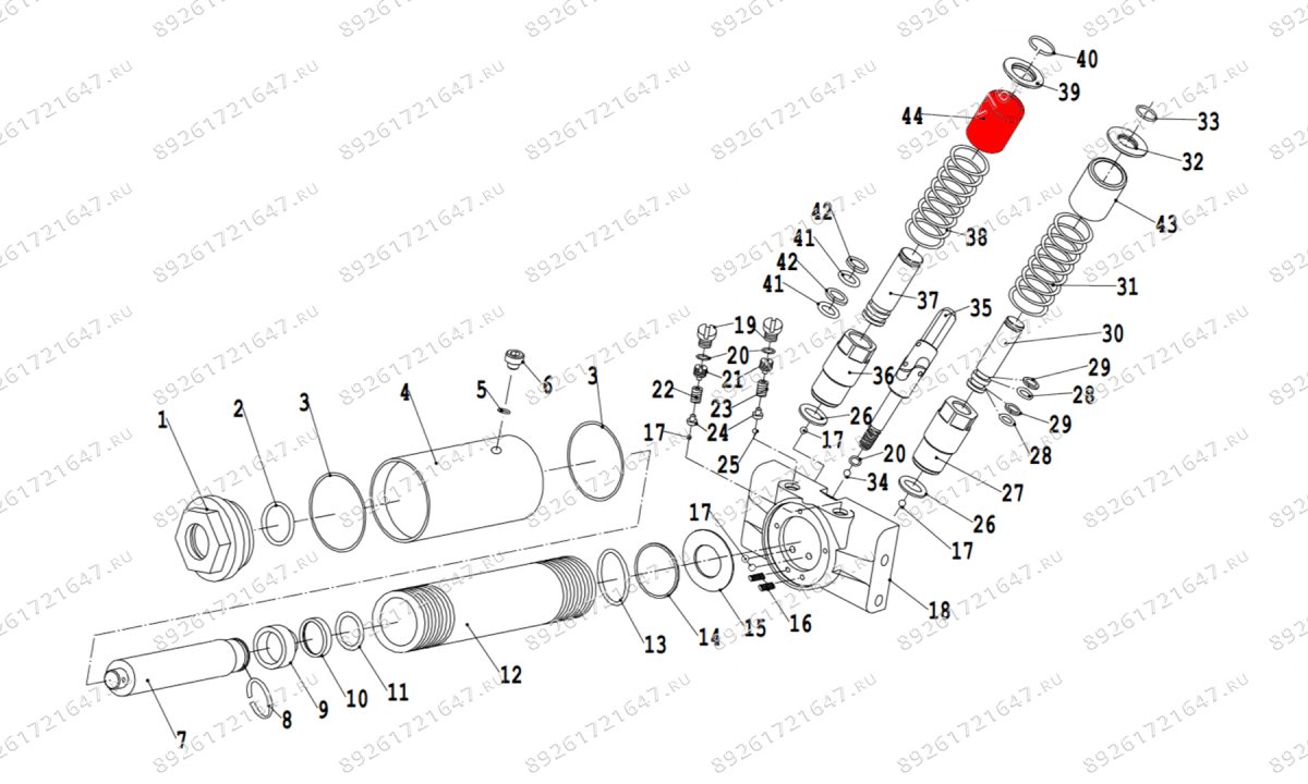  Втулка V3.5 (Sleeve d36 x 44mm) (1)